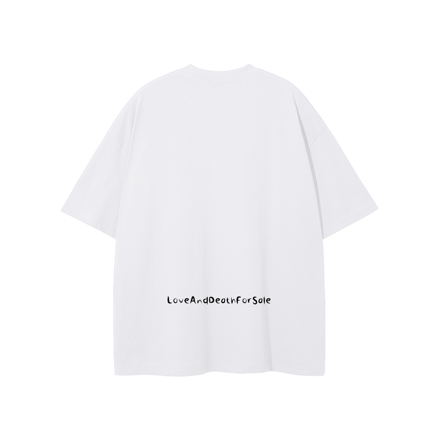 Gothic Kawaii Animal Character White Unisex T-shirt "Only Farms" collection 2025